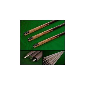 PRO 57" Handmade Multi-Spliced Andiroba and Brazilian Cherry Wood Snooker Cue - FREE DELIVERY