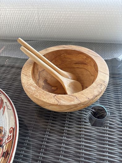 wooden salad bowl