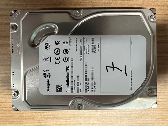 3.5" 1TB Hard Drive