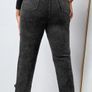 High Waist Buckle Strap Detail Jeans Image 4