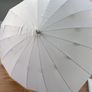 White Wedding Umbrellas Image 2