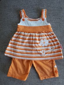 NEW Baby Girl 6-9M Summer Dress and Short Set