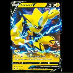 Zeraora V 053/159 Half Art Ultra Rare Crown Zenith Pokemon Card Sword and Shield