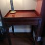 Elegant carved wooden dumb waiter table Image 2