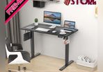Electric Height Adjustable Standing Desk 110x60cm (FREE SHIPPING)