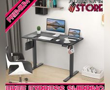 Electric Height Adjustable Standing Desk 110x60cm (FREE SHIPPING)