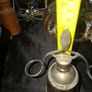 Antique Art Deco Silverplated Filigree Set Bottle Image 4