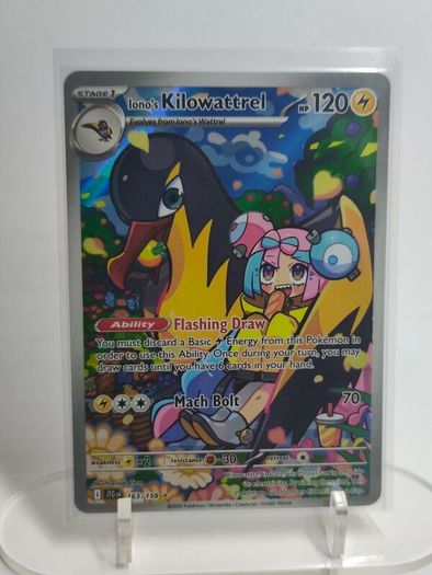 Iono's Kilowattrel 163/159 JTG Journey Together Pokemon cards AR