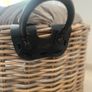 Kubu rattan basket with leather handles Image 6