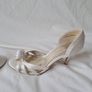 Barratts heels 3" and purse rose gold size 4 shoes worn once bag new Image 3