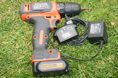 Black & Decker Bdcdd12-qw - 10.8v 1.5ah Ultra Compact Lithium-ion Drill