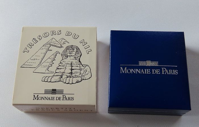 Nefertiti Treasures of the Nile France 10 Francs 1998 Silver Proof Coin Egypt Series