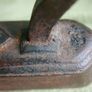 Antique Heavy 1800's B-H Goose Cast Iron Victorian Sad Iron Image 5