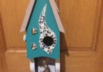 Large handmade wooden birds house with free postage
