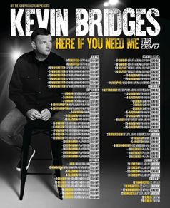 3 Tickets for Kevin Bridges Friday 6 November