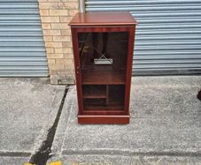 McDonagh Mahogany Hi-Fi Cabinet with Glass Door