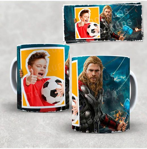 Selfie with Superheroes Gift Novelty Mug