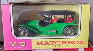Matchbox - Models of Yesteryear - Y9 : 1912 Simplex - Rarer Lime Green Colour