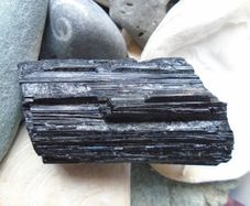 Raw Black Tourmaline, Crystals, Collectables, Gemstones, Black Tourmaline