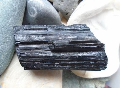 Raw Black Tourmaline, Crystals, Collectables, Gemstones, Black Tourmaline