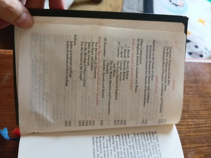 Catholic Bible Missal 1983 Leather Bound Vintage