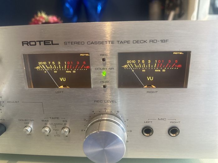 Rotel stereo cassette tape Deck RD-18F