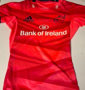 Munster (Player Issue) Adidas Rugby Union Jersey (Adult Small) FREE POST