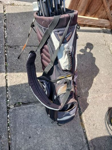 kids golf bag and clubs
