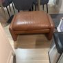 Cassina Brown leather Foot stool Image 4