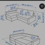 ikea sofa bed L or R Image 5