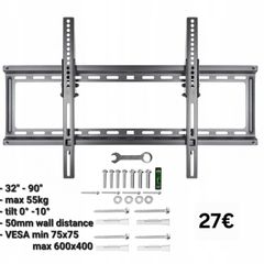 TV Wall Mount Bracket Tilt 32" - 90" TV