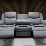Valerie 3+2 Manual Leather Recliner Sofa Set Image 4