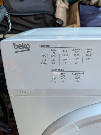 Beko DTGCT7000W 7kg Condenser Tumble Dryer