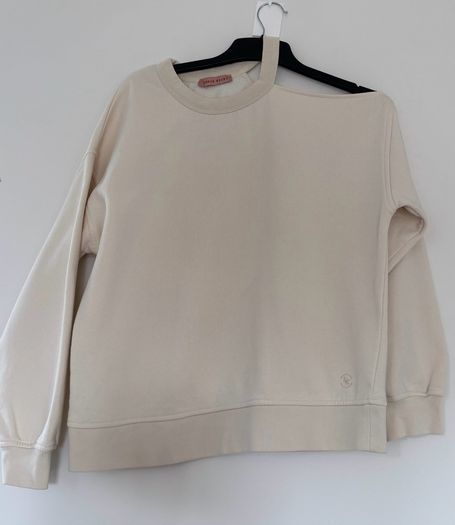 Sinead Keary cold shoulder sweatshirt