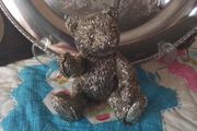 Silver Teddy Bear Ornament
