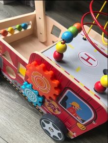 Squirrel Play Wooden Fire Engine