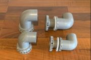 Elbow 90 degree upvc pvc tank adapter / connector size 25mm