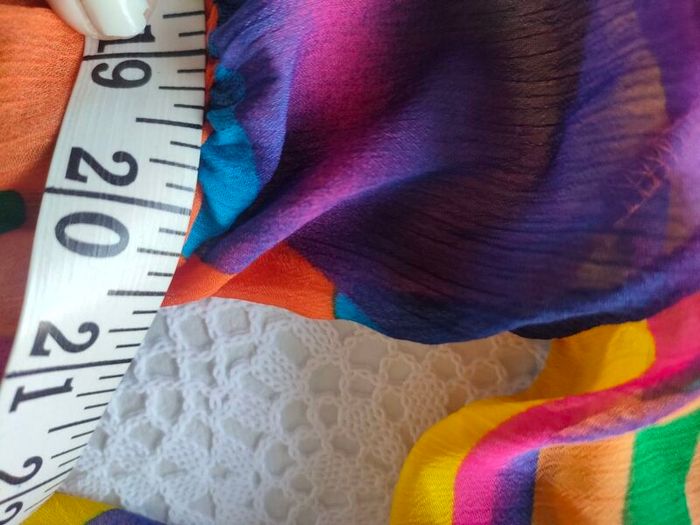 60s 70s style hippie sheer multicolour kaftan top  Postage included