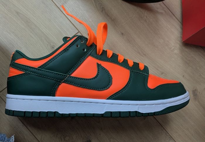 NIKE Dunk Low Retro Gorge Green MIAMI Size UK 9