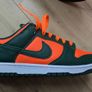 NIKE Dunk Low Retro Gorge Green MIAMI Size UK 9 Image 8