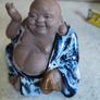 Feng Shui collection Mudman Monk god figure no chips or cracks Image 5