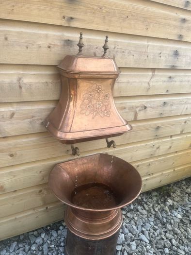 Antique French Copper Water Fountain