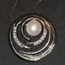 925 Sterling Silver and Pearl Necklace Image 4