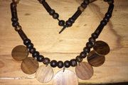Wooden necklace