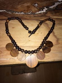 Wooden necklace