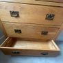 Solid oak chest of Drawers Image 3