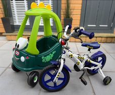 Little Tikes Dino Car & Police Bike