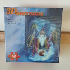 3D Effect Puzzle  555 Pieces (Sealed)