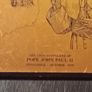 Pope John Paul II - Copper/wood Plaque 1979 Image 2