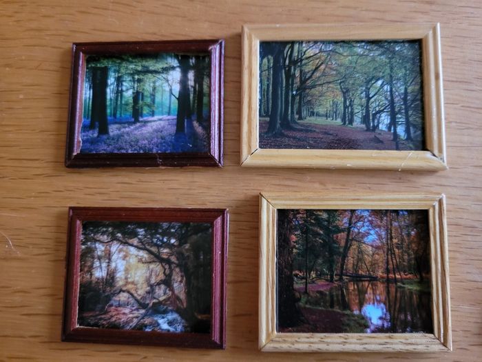 Miniature Paintings, pictures for dolls houses